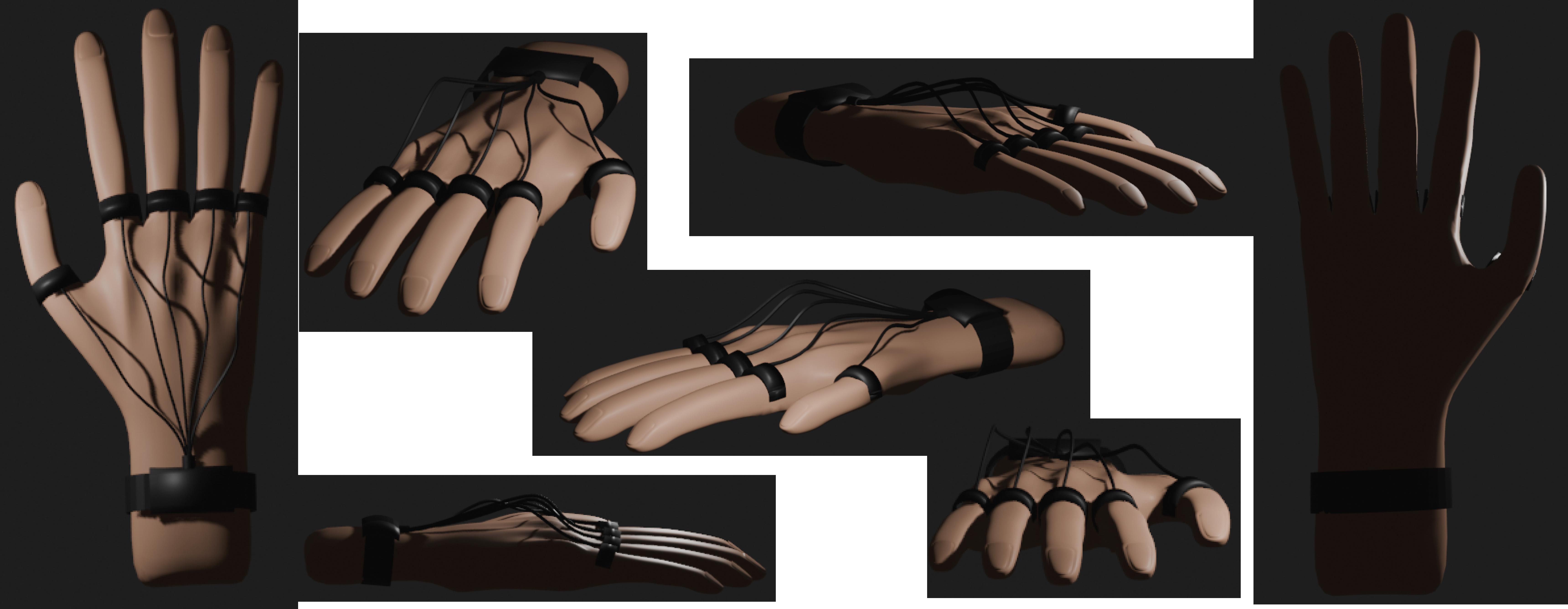 Final glove model visualization